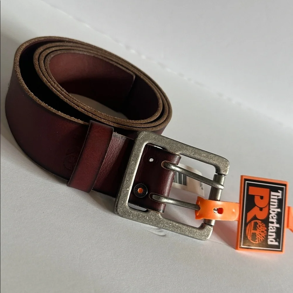 Timberland Men's Brown Leather Belt